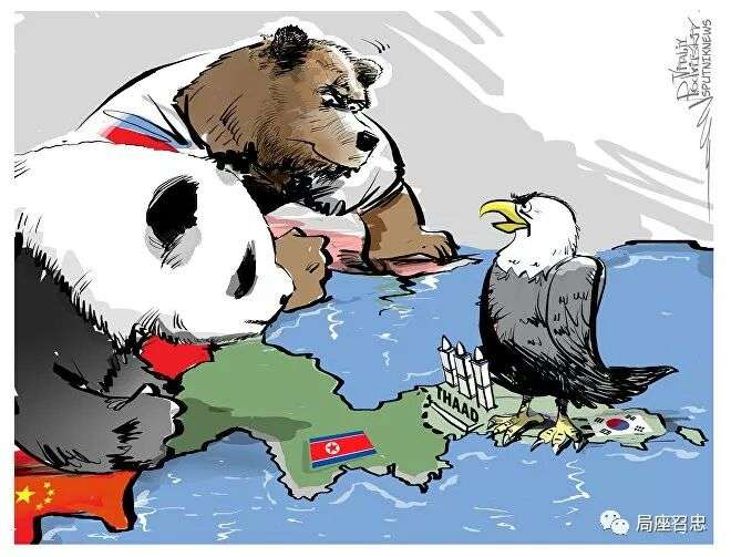 中俄友谊卡通图片