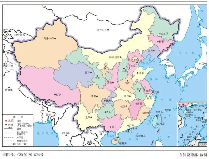 中国各省县级行政区划高清地图全集