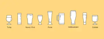 选对啤酒杯才能品尝到最佳风味