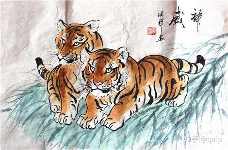 周老虎的画虎情缘 知乎