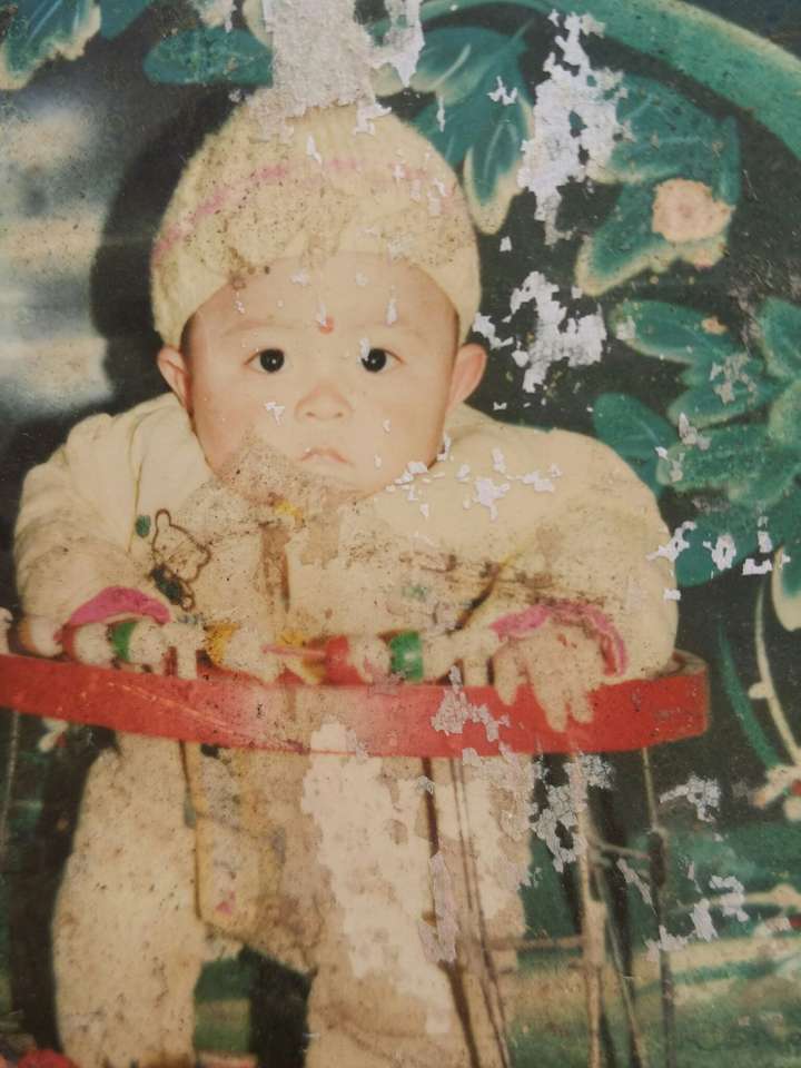 你小时候有哪些可爱的照片?