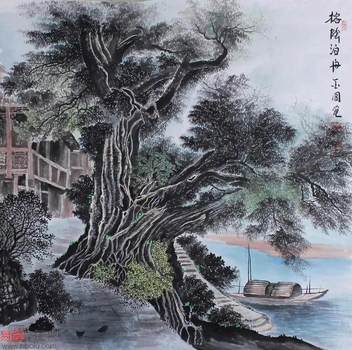 国画大师周金阊山水画作品欣赏：巍巍山河，神采飞扬 ！ - 知乎