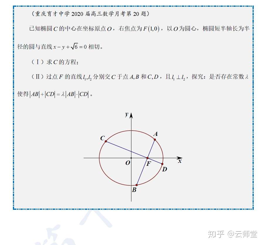 第一百五十八夜探索互相垂直的焦点弦 知乎
