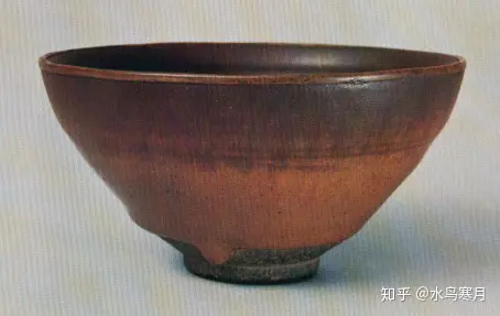 白灰釉天目 煎茶碗 一尊-