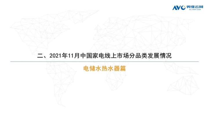 2021年11月家电市场总结（线上篇）