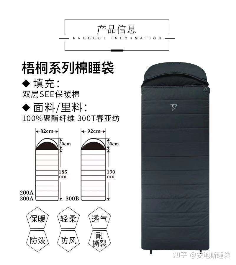 睡袋英文