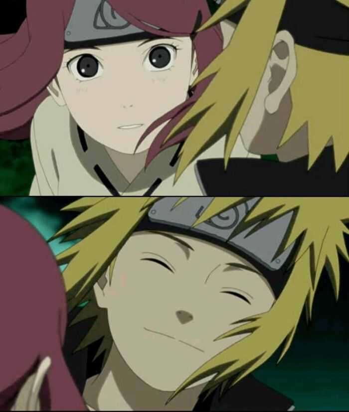 火影忍者有没有高清一点的小水门的图片,最好是笑着的那种.