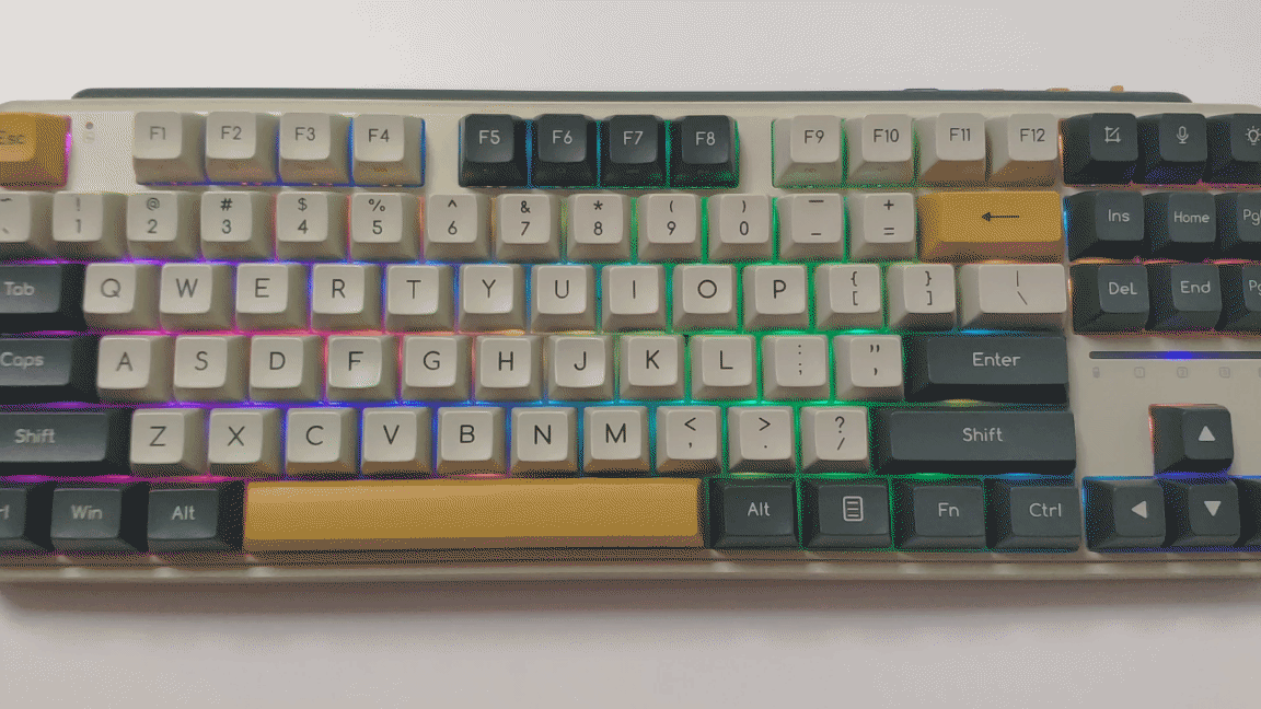 米物ART系列机械键盘 Z870：高颜值、三模兼容、超好用