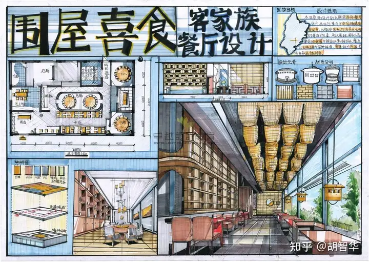 室内考研方案餐饮空间设计！！ - 知乎