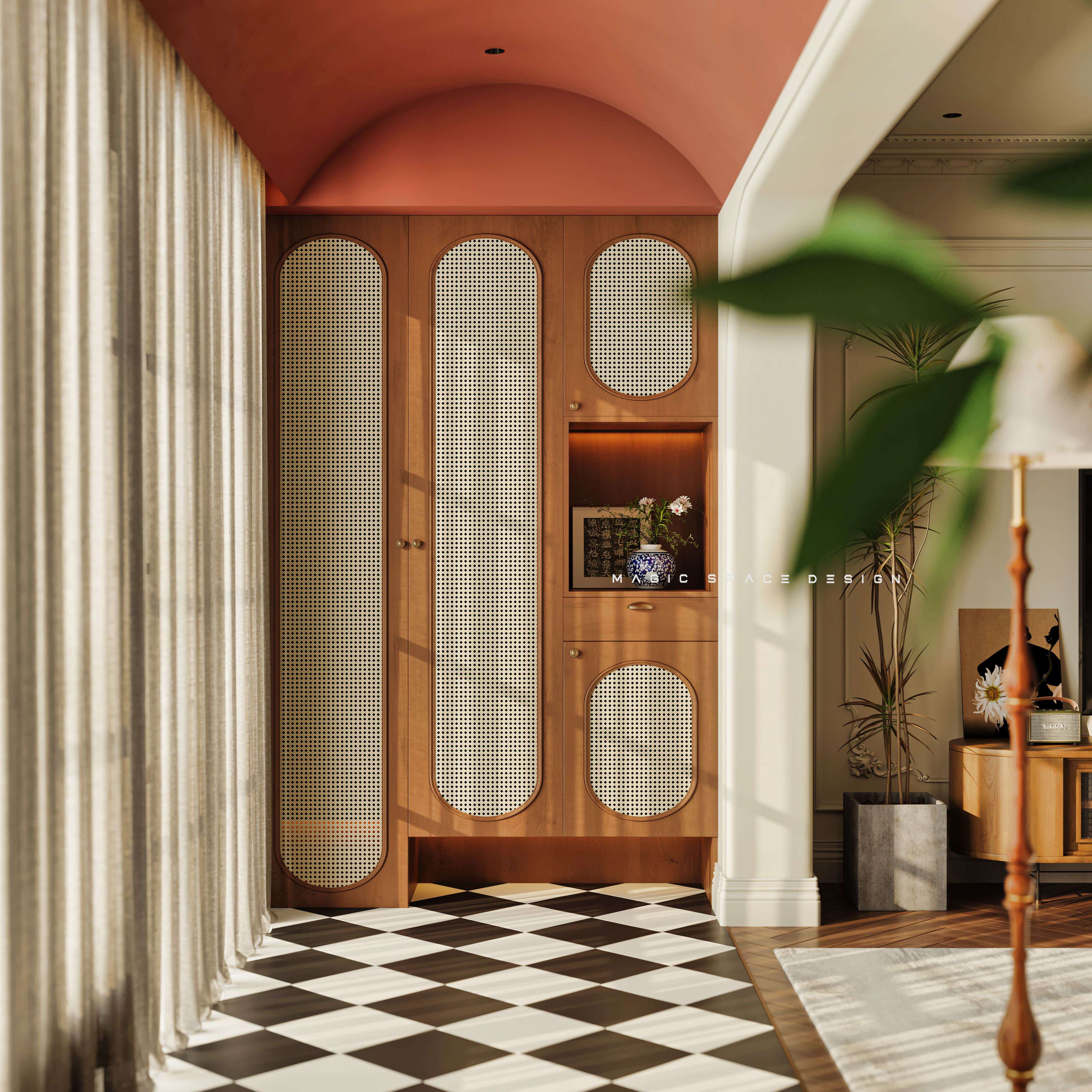 麻吉空间设计 的想法: 装修里大胆的尝试红配绿吧 真的很出效果