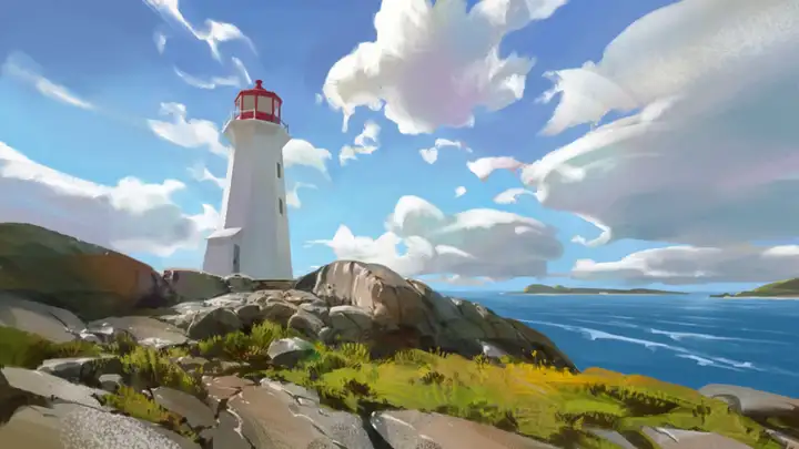 溢彩青春 绘梦动漫|富阳校区计算机应用专业动画场景优秀作业(图9)