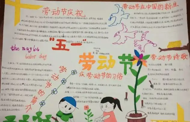 五一劳动节手抄报+素材大全（名言、谚语、古诗），快给孩子收藏吧！