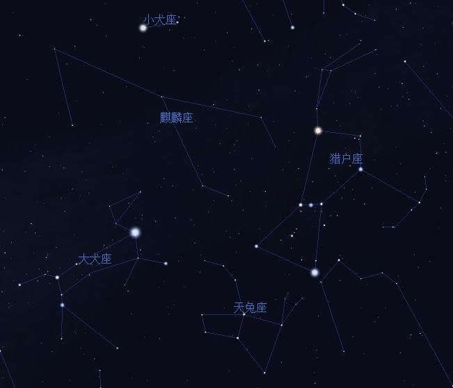 夜空东侧三颗一直线的星星是什么星