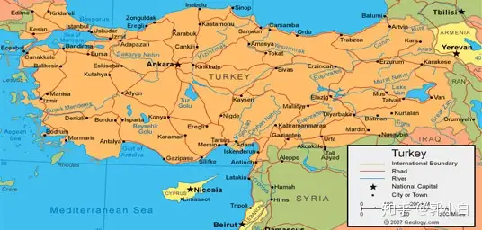 详细的土耳其区域划分和介绍