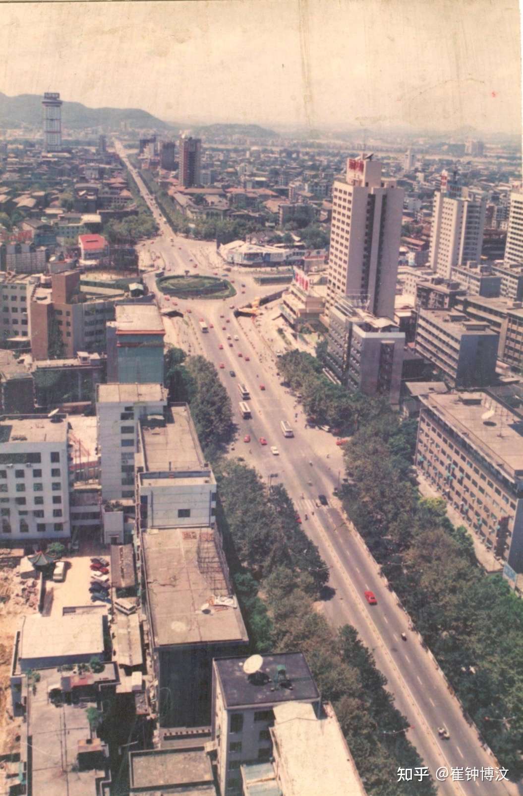 长沙老照片90年代初的五一西路
