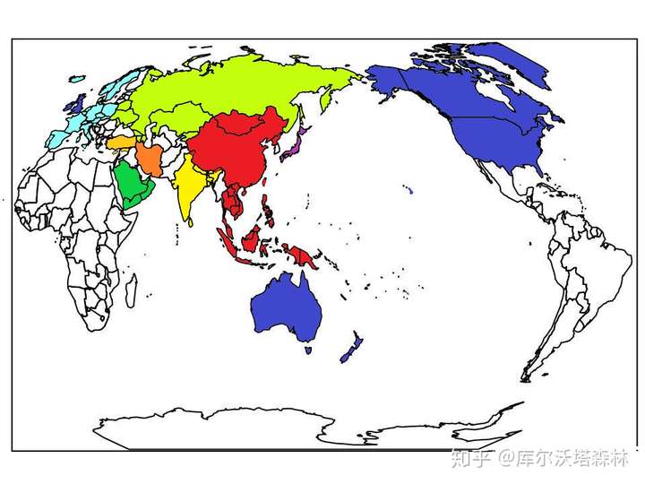 世界大国势力分布图图片