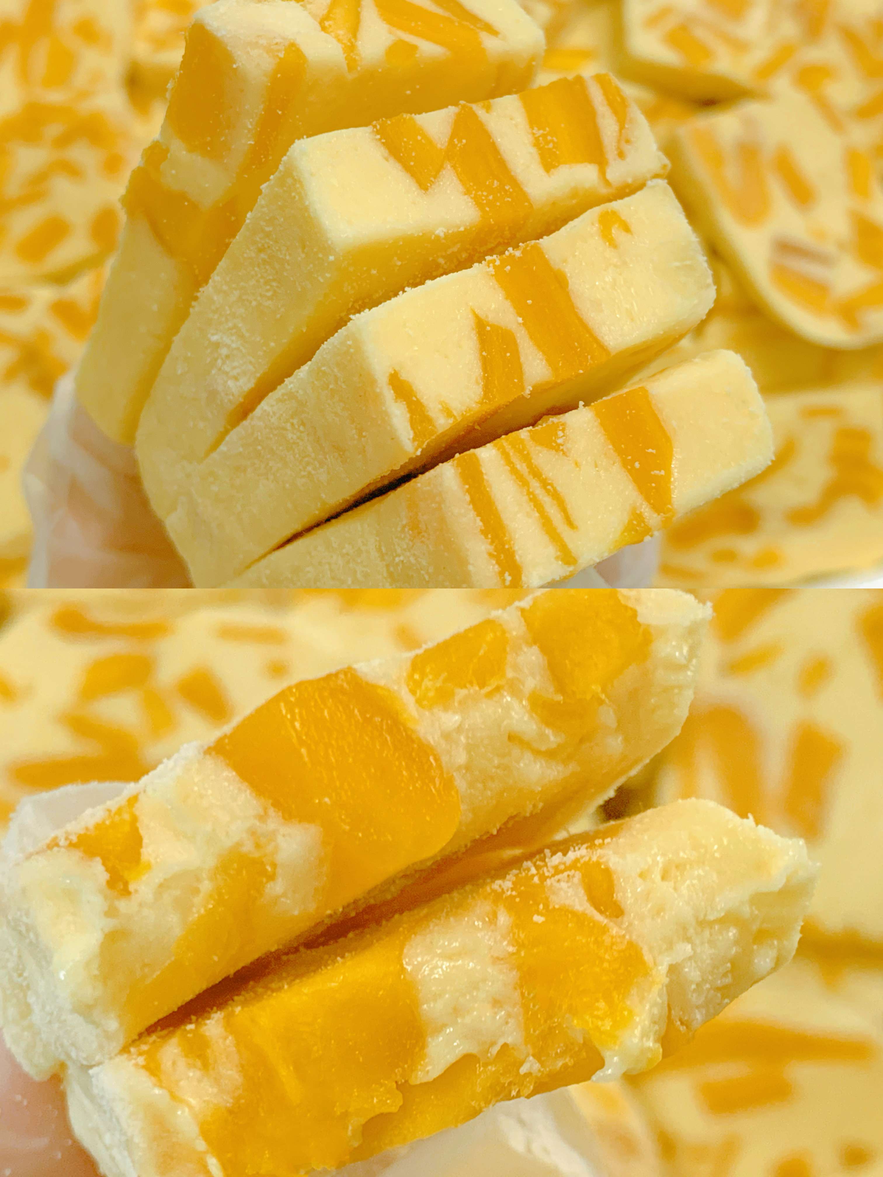 是果果 的想法: 敲好吃的芒果奶糕6015爆火零食,奶香十足