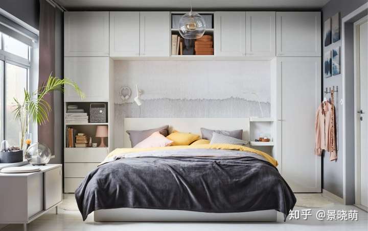 卧室面积小,可以在床头的墙面定制整面的衣橱吗?