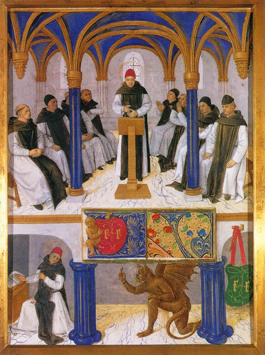 中世纪不黑暗】15世纪精美手稿插图《艾蒂安爵士的祈祷书》，让·富凯 