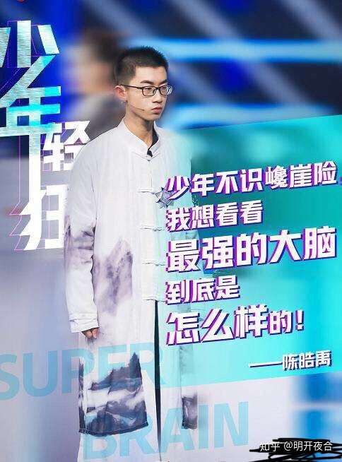 如何评价最强大脑陈皓禹?