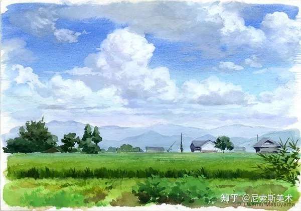 盘点4位日本著名画家的水彩风景 美不胜收 知乎