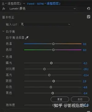 pr二级调色pⅡ欧美电影风格人物治愈青橙调色