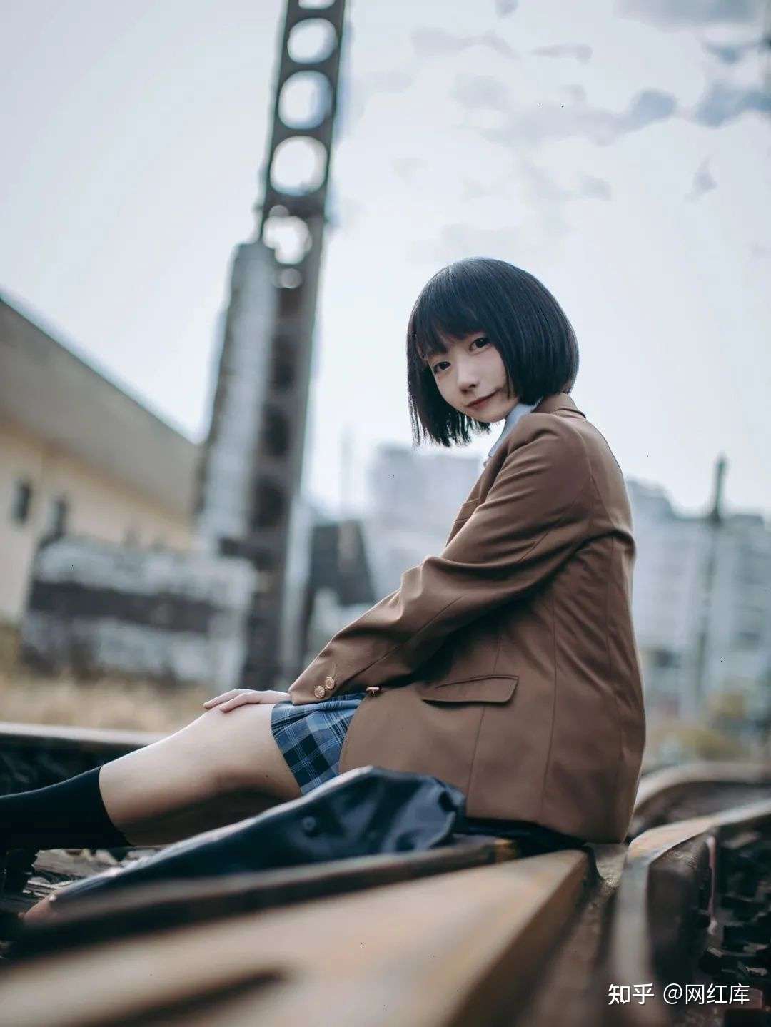 JK制服少女写真 JK uniform girl photo Facebook-第8张