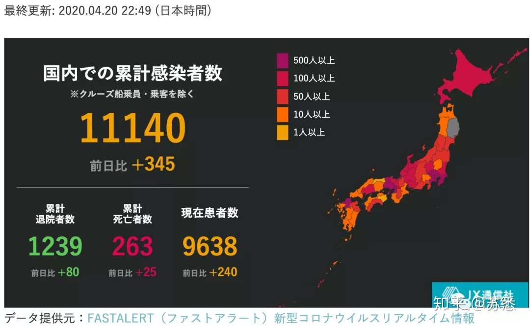 日本疫情每日更新4月日 知乎