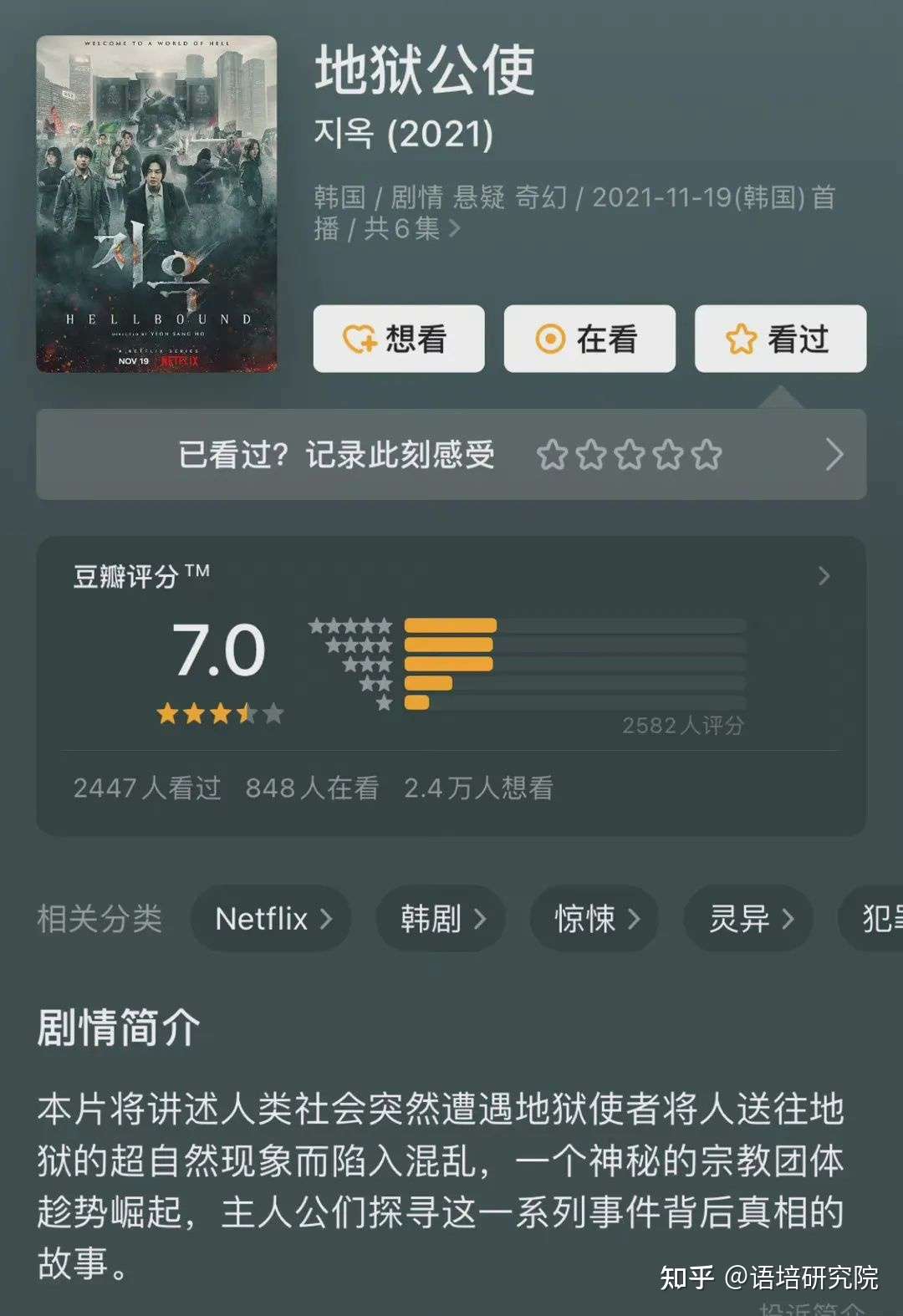 没有韩剧不敢拍的 地狱公使 神 瞎 还是在乱杀 知乎