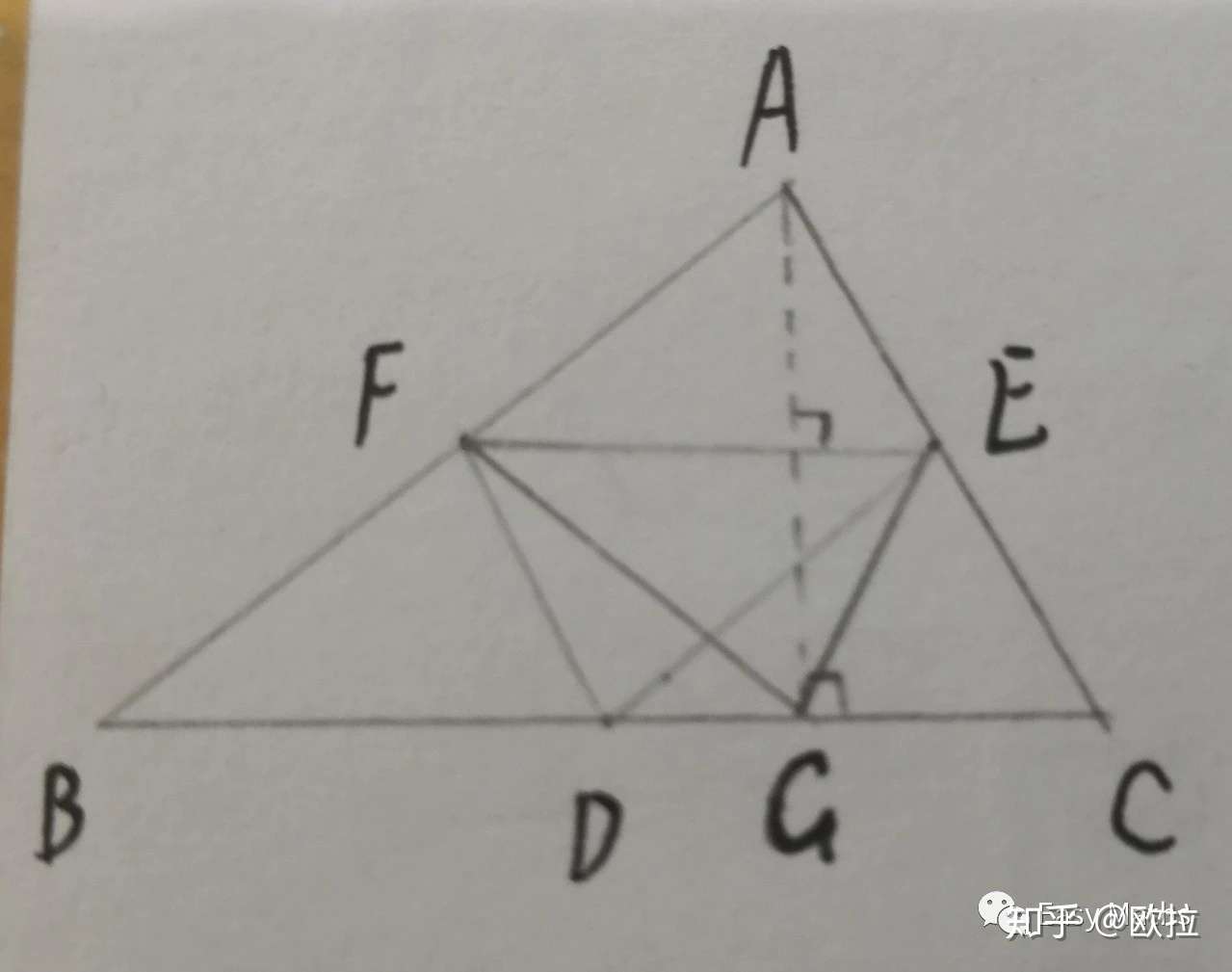 初中生都能看懂的九点共圆的证明 知乎