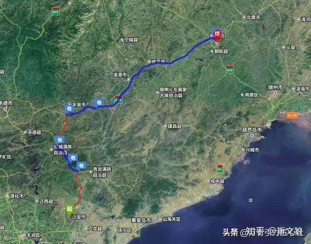 山河地理 从导航上看曹操征乌桓路线确认辽西走廊的无终古道 知乎
