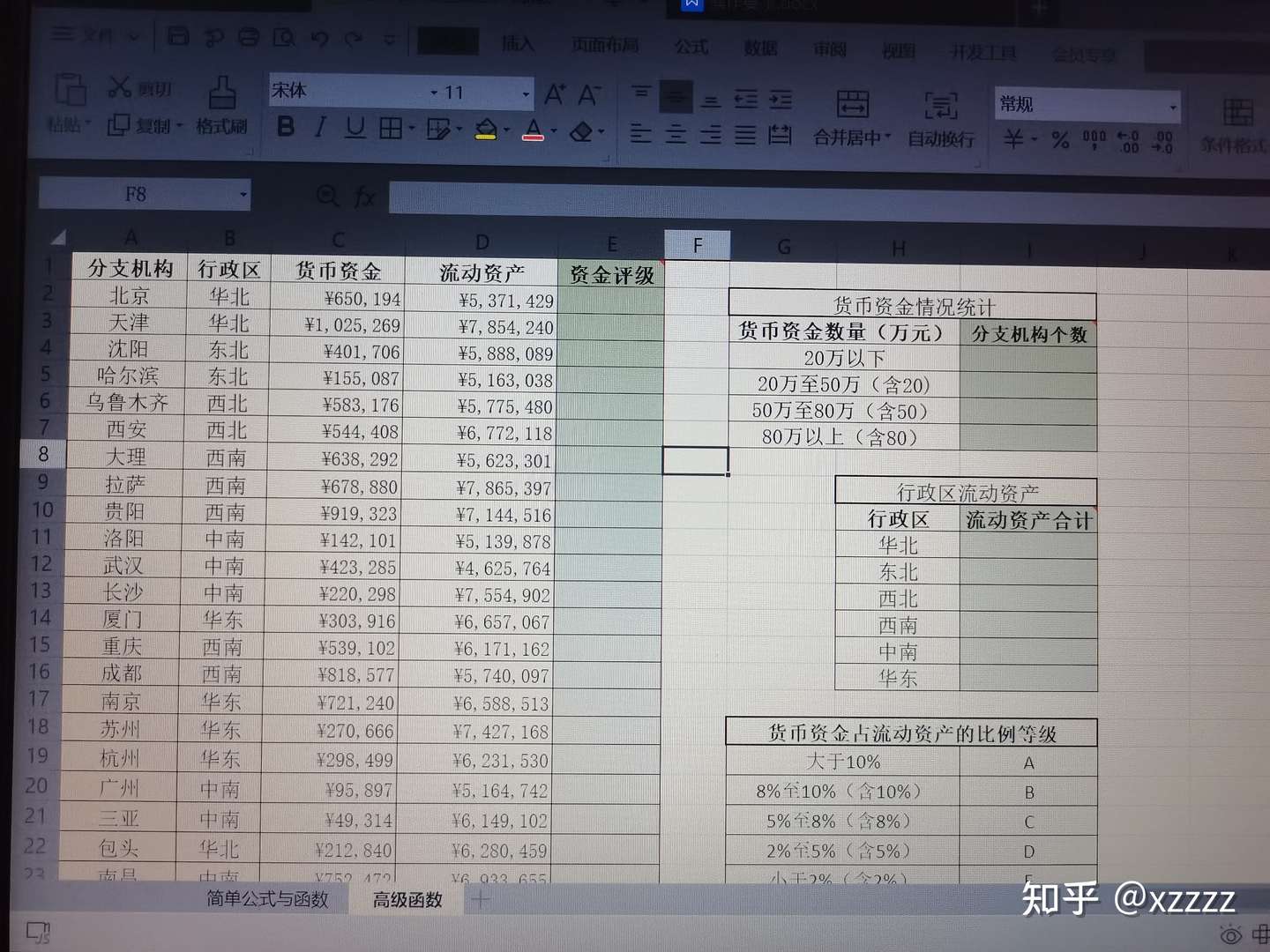 计算机if函数算资金评级怎么算 知乎