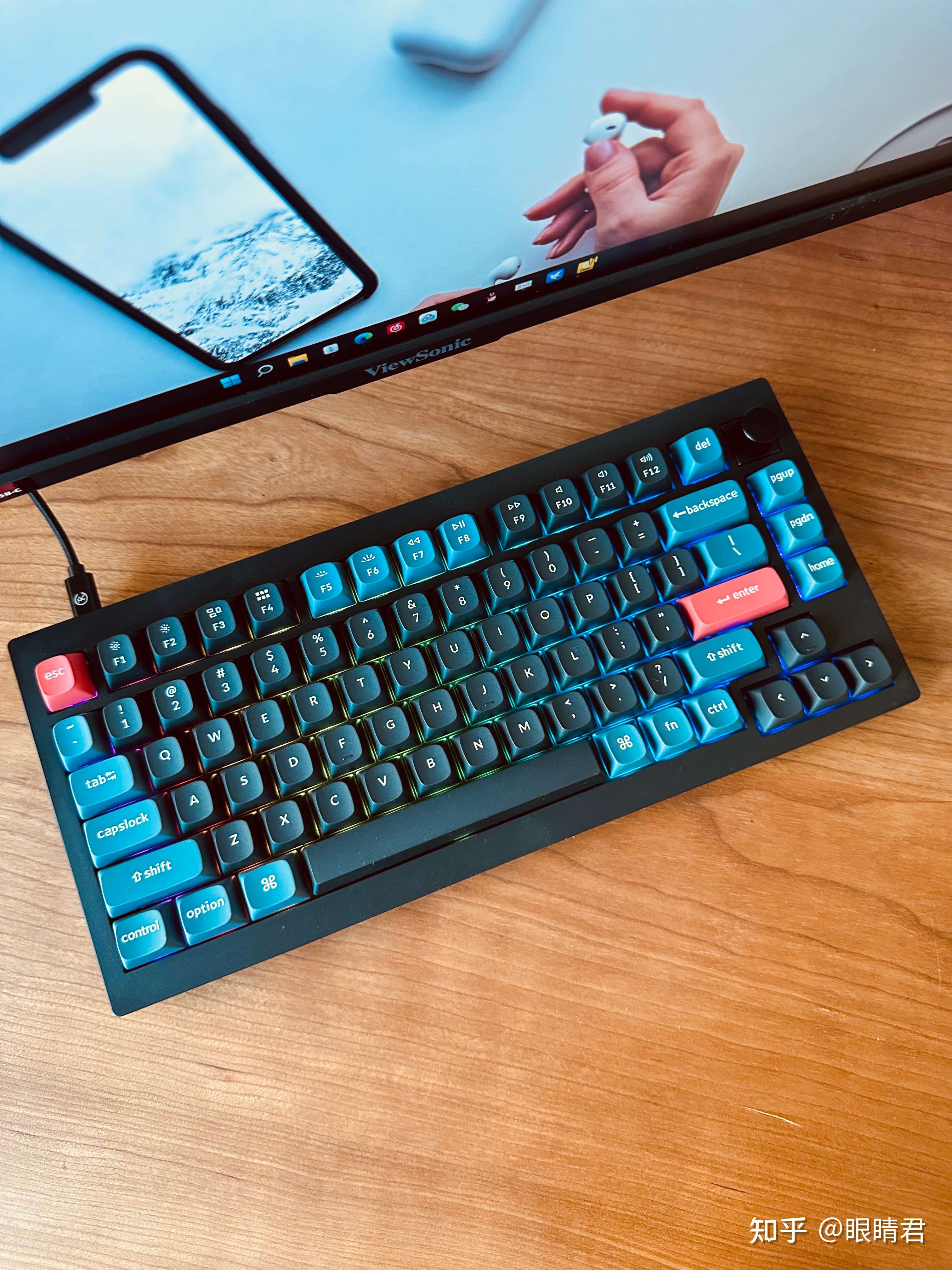 眼睛君 的想法: 这样的机械键盘你们喜欢吗?75%配列 独立… - 知乎
