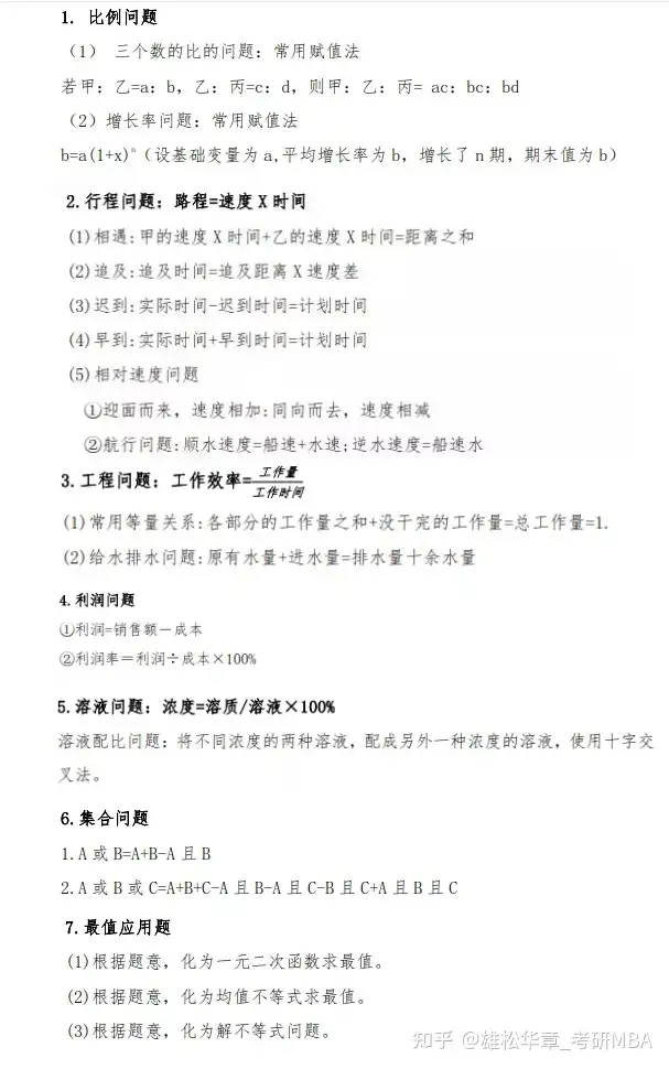 考研数学必背公式大合集 知乎