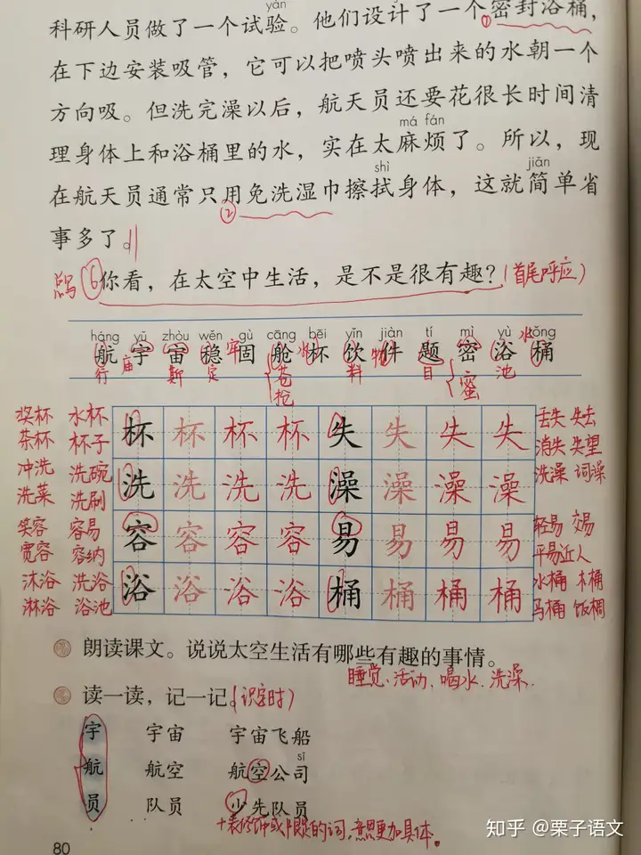 小学生跟名师笔记学《太空生活趣事多》，从小热爱科学了解宇宙(小学太空生活趣事多主要内容怎么写)
