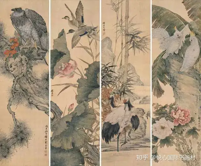 悦心赏析】花鸟大师刘奎龄绘画精品欣赏- 知乎