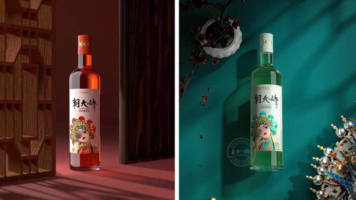 玫瑰露酒包装设计，深圳酒包装设计公司，古一设计