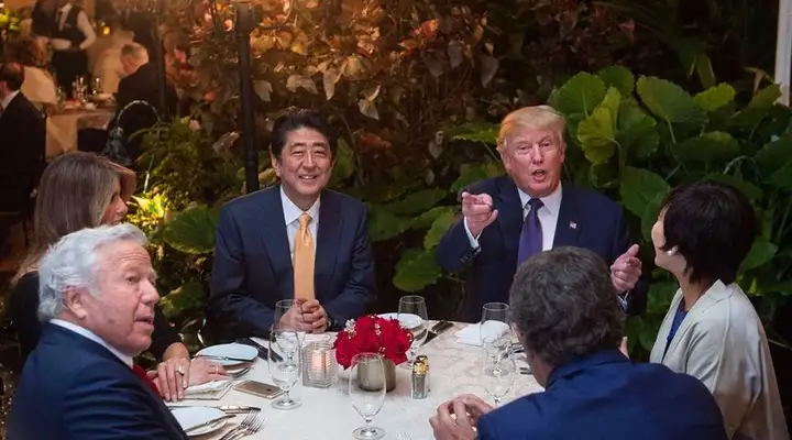 安倍晋三访美见川普，彼此各怀不同的目的