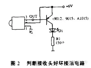 红外线接收头的引脚功能判断