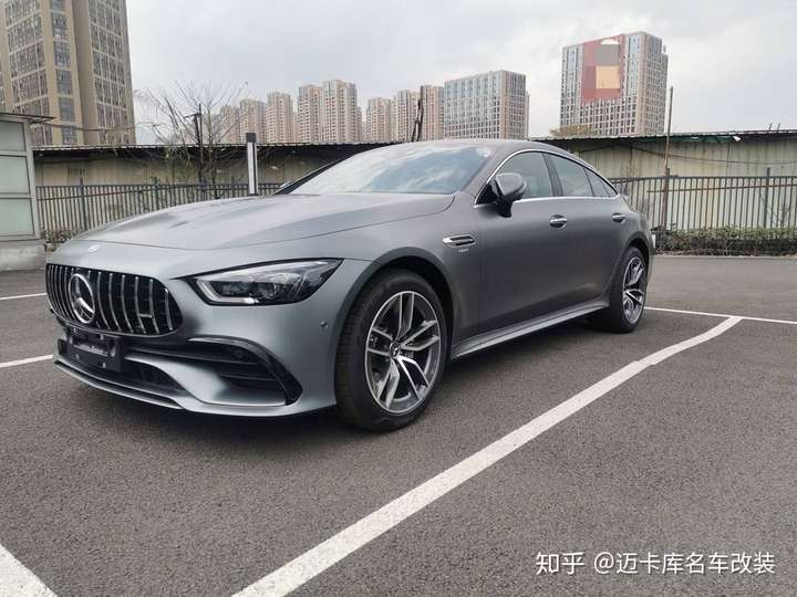 颜色是心境的体现奔驰gt50gt53改装黄色安全带鉴赏