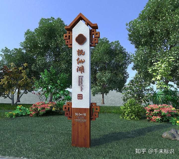 对景区内各个景点,公共设备及服务设备的方位及线路的标识