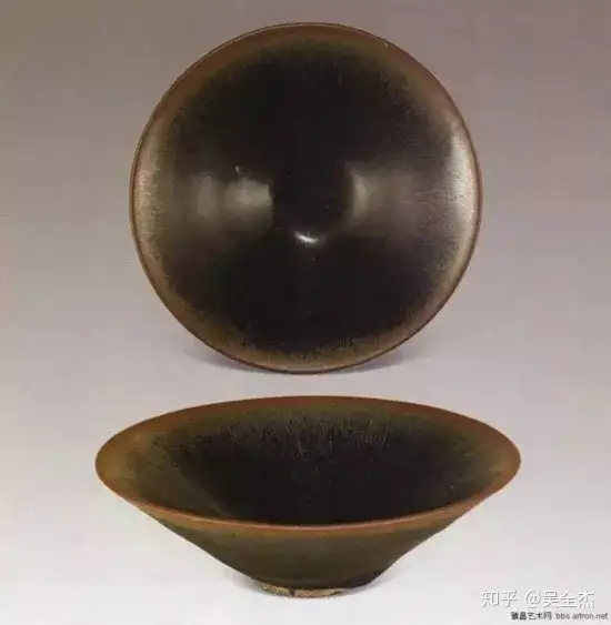 史上最も激安 発掘品、骨董品、天目茶碗 宋時代建窯油滴天目茶碗美品