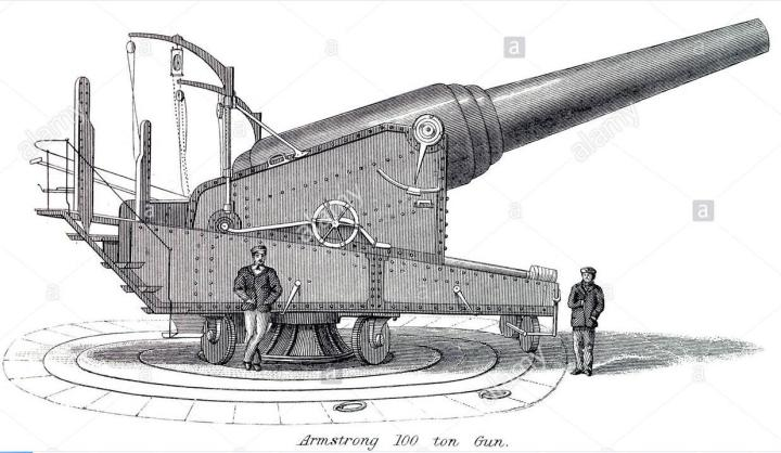 克虏伯大炮原理图图片