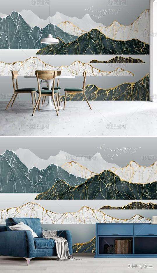 我图网新中式背景墙永不过时的东方美