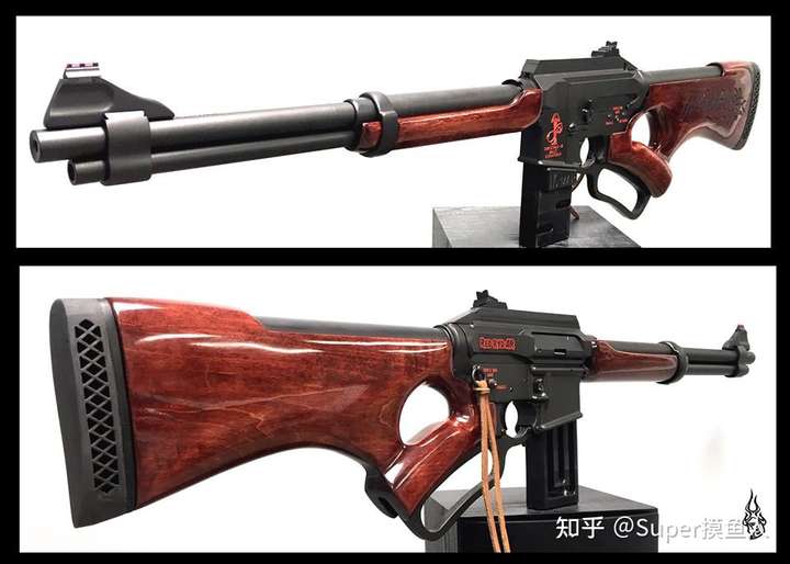 red ryd ar,这玩意的管状弹仓是假的,实际是用弹匣装填,图片来自tfb