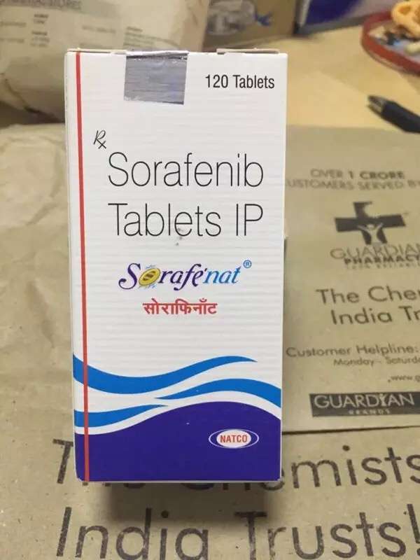 多了几盒多吉美(索拉非尼),家人去印度出差时买的,多了几盒,本来是给
