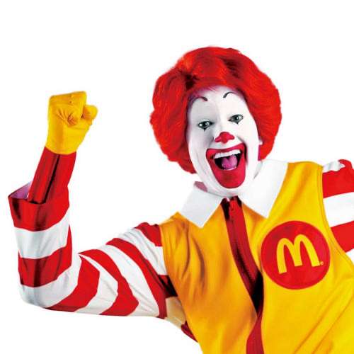 麦当劳小丑广告图片