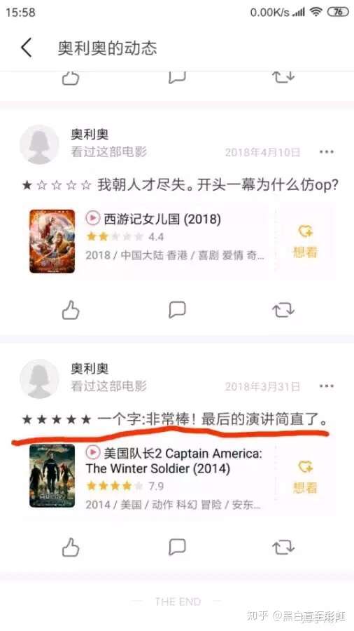 打低分就显的你品味高雅与众不同了吗 醒醒吧 伪文青 知乎