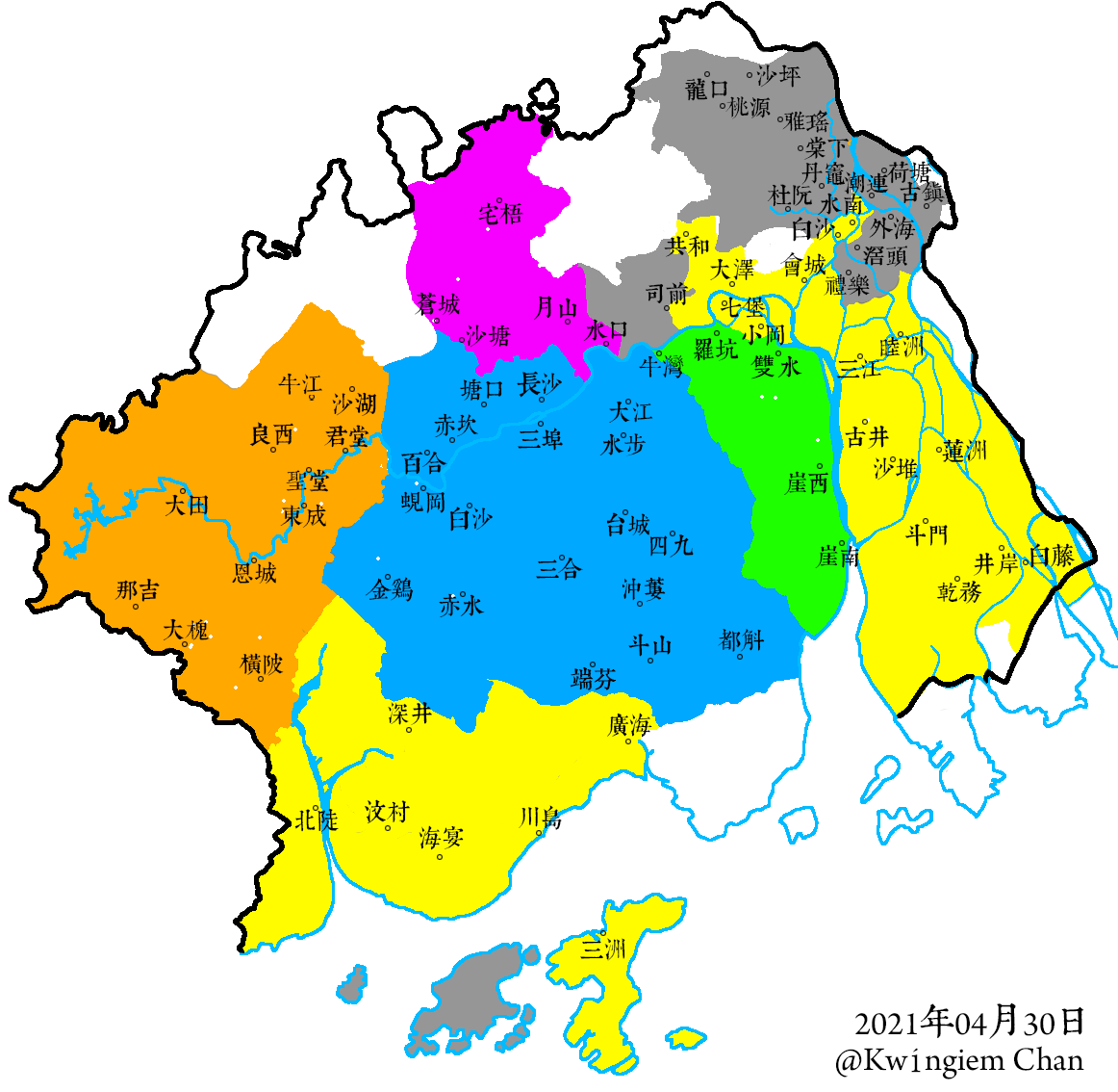 四邑語言地圖的歷史版本- 知乎