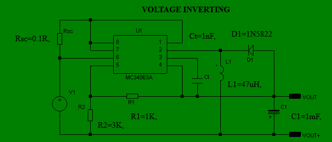 mc34063a负压扩流电路